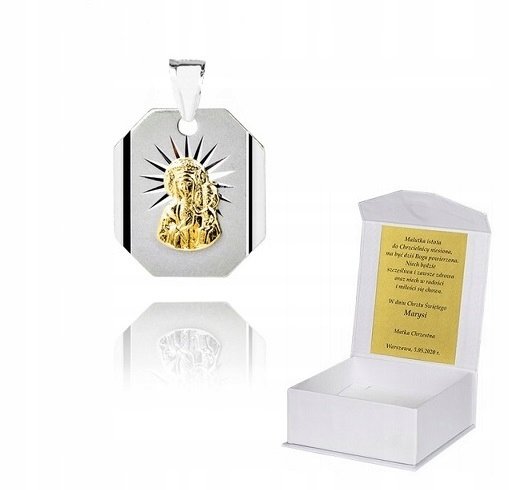 Srebrny Medalik Katolicki 925 1,51g 2cm M6 GLOBAL SILVER