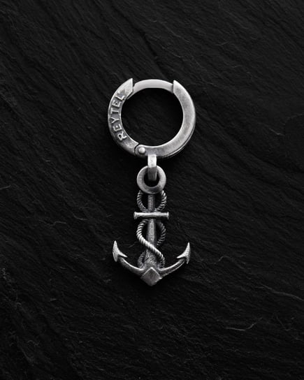 Srebrny mono - kolczyk ANKER Reytel Jewelry