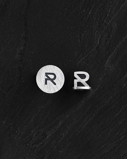 Srebrny mono - kolczyk REYTEL Reytel Jewelry
