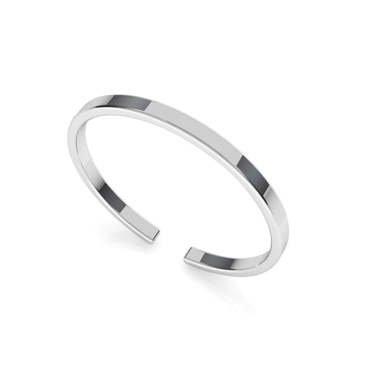 Srebrny pierścionek separator My RING™, srebro 925 : Srebro - kolor pokrycia - Pokrycie platyną GIORRE