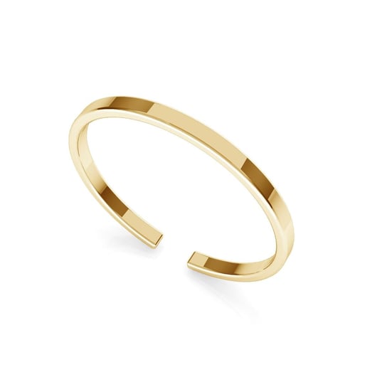 Srebrny pierścionek separator My RING™, srebro 925 : Srebro - kolor pokrycia - Pokrycie żółtym 18K złotem GIORRE
