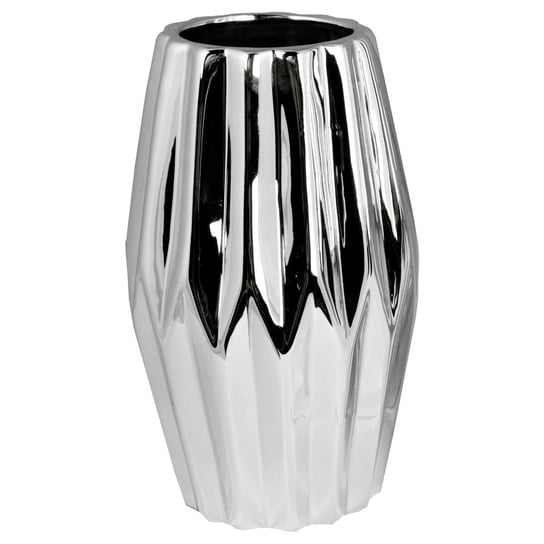 Srebrny wazon ceramiczny Karbi 21 cm Duwen