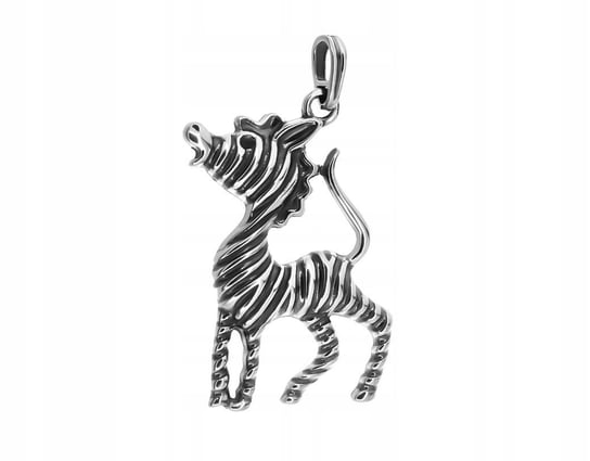 Srebrny Wisiorek Wisior Zebra Zeberka Srebro 925 Gold Point