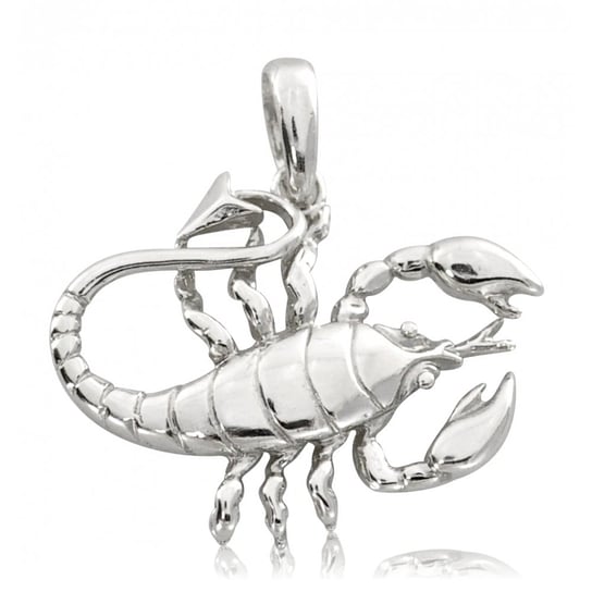 Srebrny Wisiorek Znak Zodiaku Skorpion Duży Srebro Próby 925 AngelGold