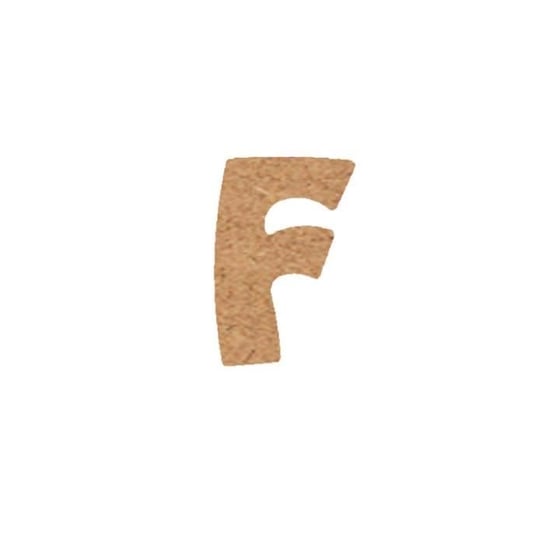Średnia litera drewniana o średnicy 15 cm Inna marka