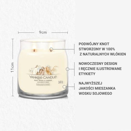 Średnia świeca Signature Soft Yankee Candle