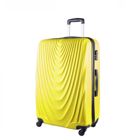 Średnia walizka KEMER WINGS 304 M Żółta - żółty KEMER
