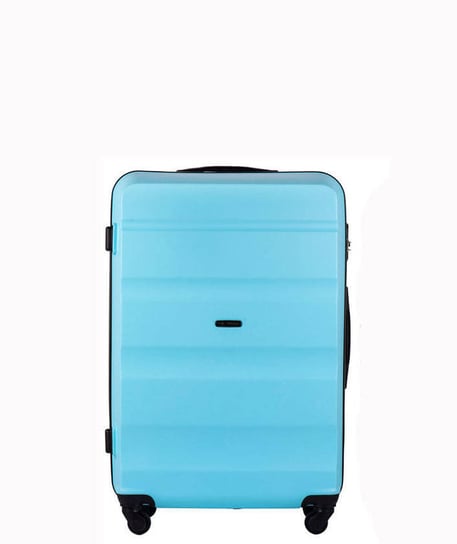 Średnia walizka KEMER WINGS AT01 M Soft Blue KEMER