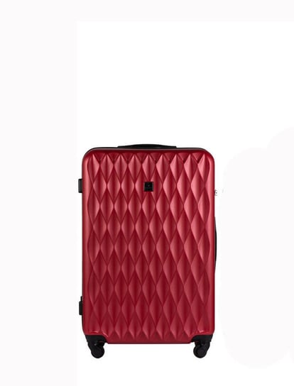 Średnia walizka KEMER WINGS TD190 M Czerwona KEMER