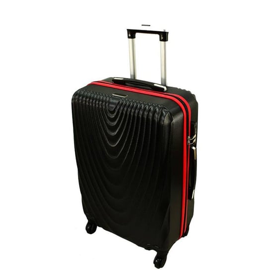Średnia walizka PELLUCCI RGL 663 M Czarno Czerwona - czarny || czerwony PELLUCCI