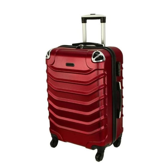 Średnia walizka PELLUCCI RGL 730 M Bordowa - bordowy PELLUCCI