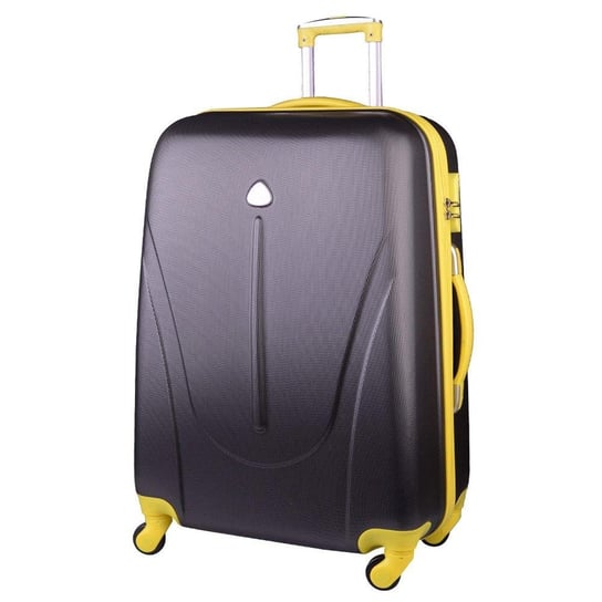 Średnia walizka PELLUCCI RGL 883 M Szaro Żółta PELLUCCI
