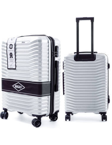Średnia walizka PELLUCCI RGL PC1 M Biała KEMER
