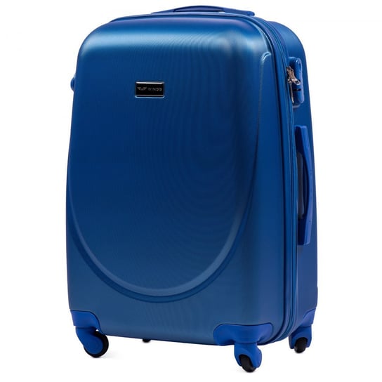 Średnia walizka podróżna Wings M, Middle blue Wings
