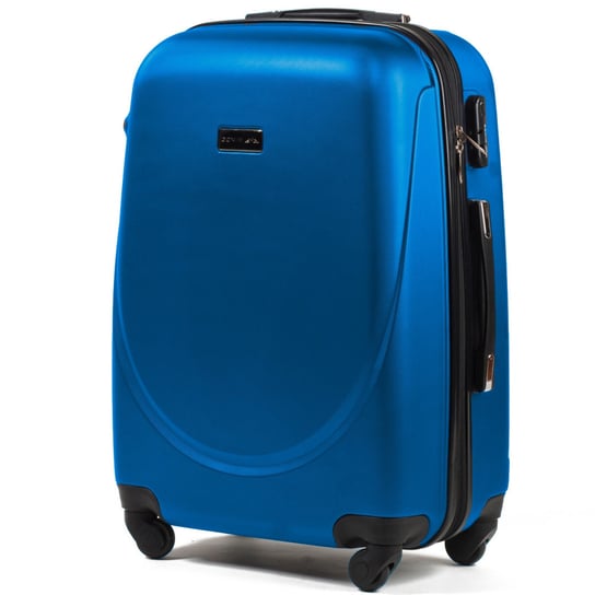 Średnia walizka podróżna Wings M, Middle Blue Wings