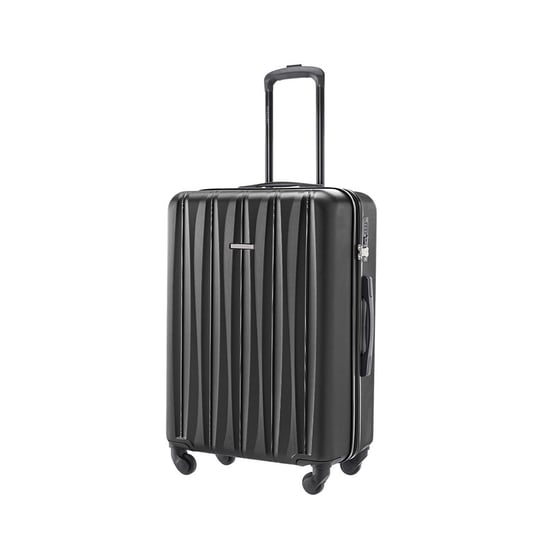 Średnia walizka PUCCINI BALI ABS021B 1 Czarna PUCCINI