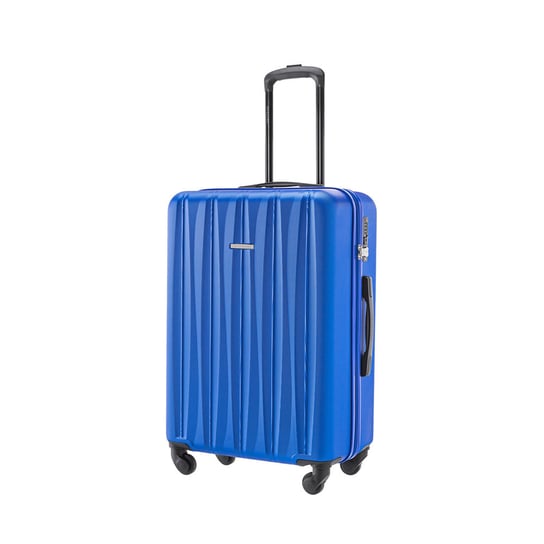 Średnia walizka PUCCINI BALI ABS021B 7 Niebieska PUCCINI