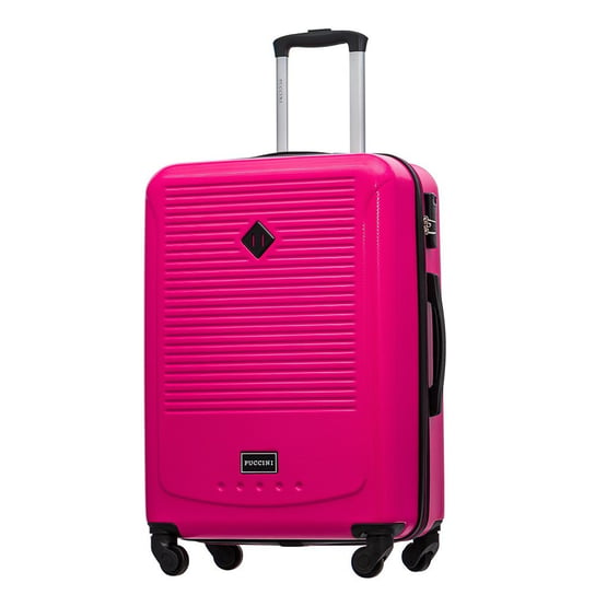 Średnia walizka PUCCINI CORFU ABS016B 3A Różowa PUCCINI
