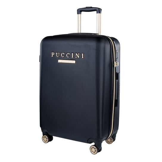 Średnia walizka PUCCINI LOS ANGELES ABS017B 1 Czarna PUCCINI