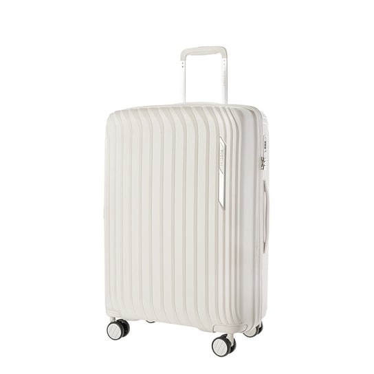 Średnia walizka PUCCINI MARBELLA PP024B 0 Biała PUCCINI