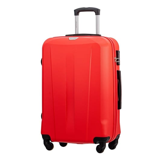 Średnia walizka PUCCINI PARIS ABS03B 3 Czerwona PUCCINI