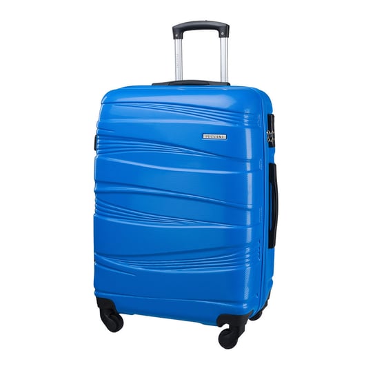 Średnia walizka PUCCINI PORTO ABS020B 7B Niebieska PUCCINI