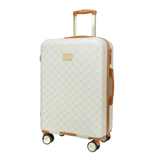 Średnia walizka PUCCINI SAINT TROPEZ ABS023B 6A Beżowa PUCCINI