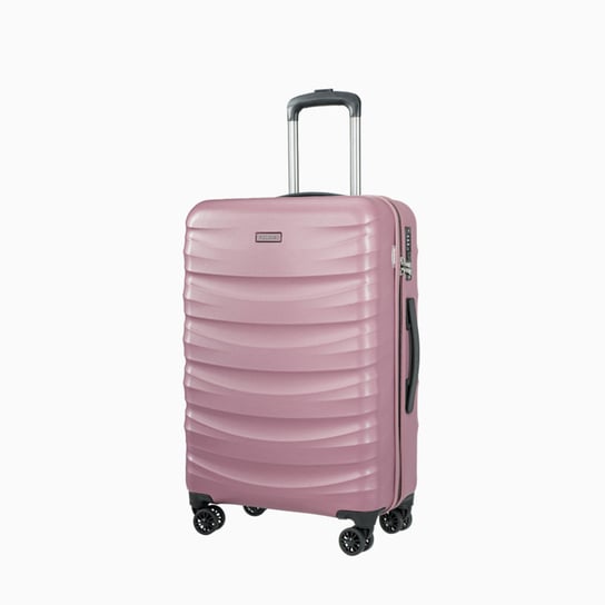 Średnia walizka PUCCINI VALENCIA PC032B 3C Różowa PUCCINI