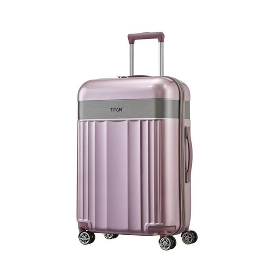 Średnia walizka TITAN Spotlight Flash 831405-12 Różowa - różowy Titan