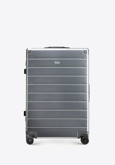Średnia walizka z aluminium srebrna WITTCHEN