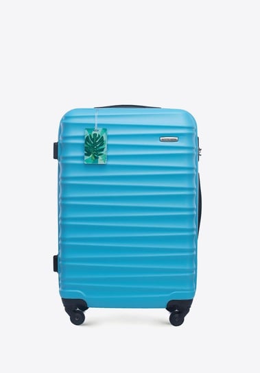 Średnia walizka z zawieszką niebieska WITTCHEN