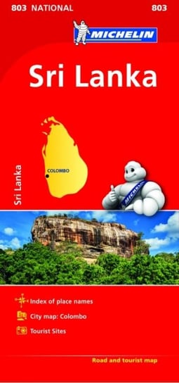 Sri Lanka. Mapa samochodowa 1:500 000 Opracowanie zbiorowe