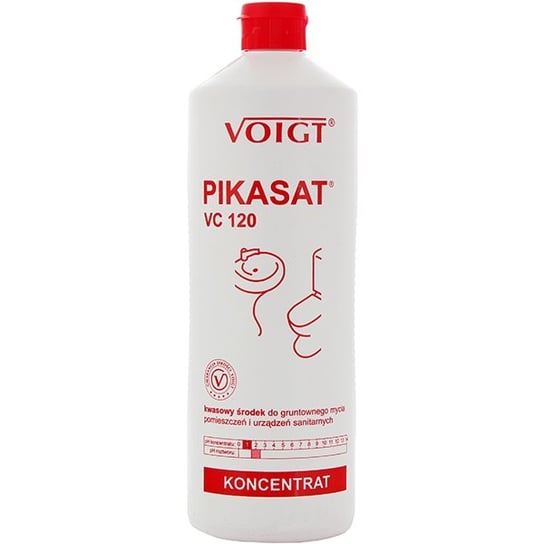 Środek do mycia pomieszczeń i urządzeń sanitarnych VOIGT VC 120 Pikasat, 1 l Voigt