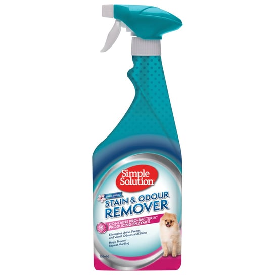 Środek do usuwania plam i zapachów Stain & Odour Remover Simple Solution - Wiosenna bryza 750 ml Simple Solution