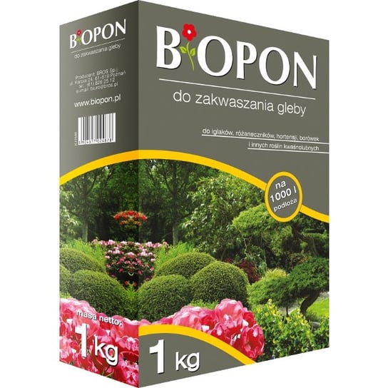 Środek do zakwaszania gleby BROS Biopon, 1 kg Biopon