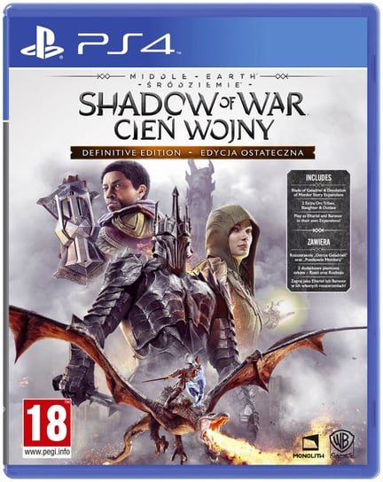 Śródziemie: Cień Wojny - Definitive Edition, PS4 Monolith