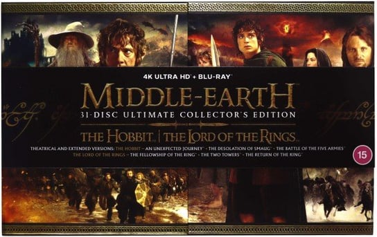 Śródziemie. Kompletna Kolekcja: Hobbit / Władca Pierścieni Various Directors