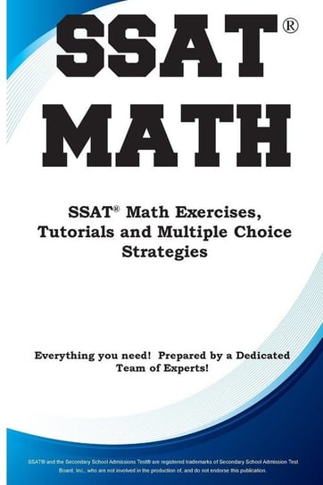 SSAT Math Complete Test Preparation Inc.