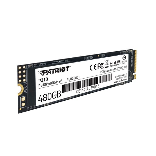 SSD Patriot P310 480GB M.2 2280 PCIe NVMe 4.0 x4 TLC Patriot Memory