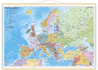 Staaten Europas, politisch. Wandkarte Mini-Format Stiefel Eurocart Gmbh