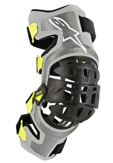 Stabilizator kolan ALPINESTARS MX BIONIC-7 na oba kolana fluorescencyjny/srebrny/żółty Alpinestars