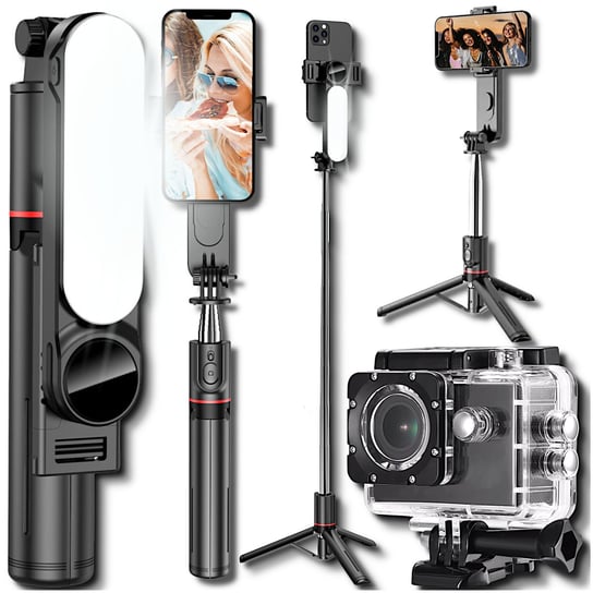 STABILNY UNIWERSALNY KIJEK SELFIE STICK TRIPOD STATYW BLUETOOTH Z PILOTEM Inna marka