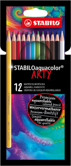 Stabilo, Kredki akwarelowe Aquacolor ARTY, 12 sztuk Stabilo