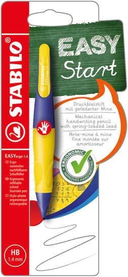 Stabilo, Ołówek Easyergo 1.4 dla praworęcznych fiolet./żółty Stabilo Stabilo