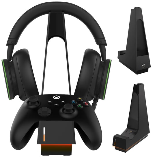 Stacja Do Ładowania Pada Xbox + Stojak Na Słuchawki, Czarna Snakebyte