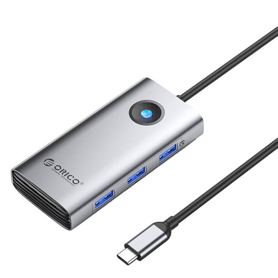 Stacja dokująca HUB 6w1 Orico USB-C, HDMI, 3xUSB (szara) Orico