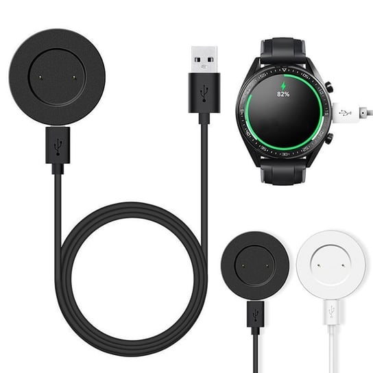 Stacja dokująca ładowarka kabel do Huawei WATCH GT/ GT2 42mm / GT2 46mm / GT2E / Honor watch magic 2 czarna Bestphone