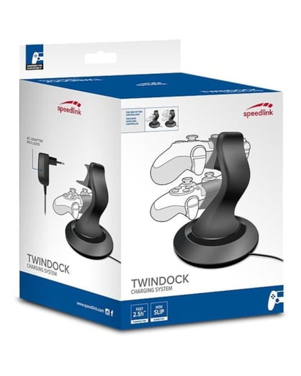 Stacja ładowania do kontrolerów PS4 Speedlink TwinDock czarna Inny producent