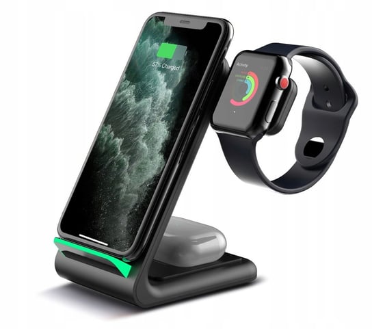 Stacja ładująca ładowarka bezprzewodowa 3w1 do iphone apple watch airpod USLION