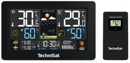 Stacja pogody TechniSat Imeteo X5 funkcja alarmu TechniSat